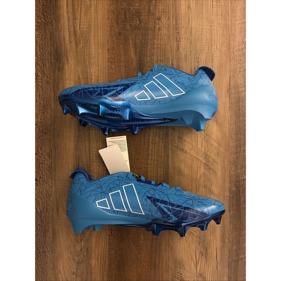 Adidas Adizero Electric Hidden Gems Men Size 9 Blue Football Cleats IE8866 - Picture 2 of 6